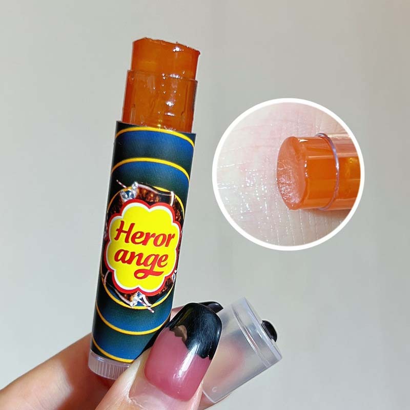 HERORANGE~百味棒棒糖润唇膏热可可唇膜滋润保湿补水打底唇膏男女
