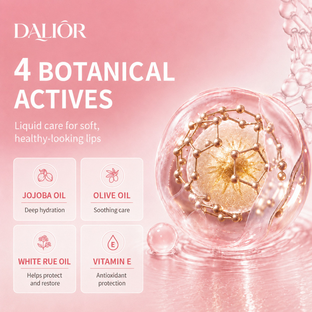 DALIOR英文版变色唇油 水润光泽滋润轻盈丝滑不粘腻变色持妆唇油