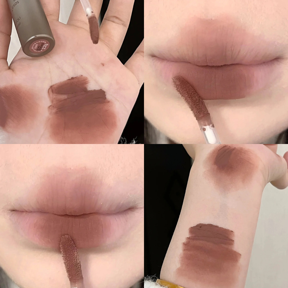 DIXI小银管唇釉丝绒哑光显白唇泥少女自然百搭直播新款彩妆批发