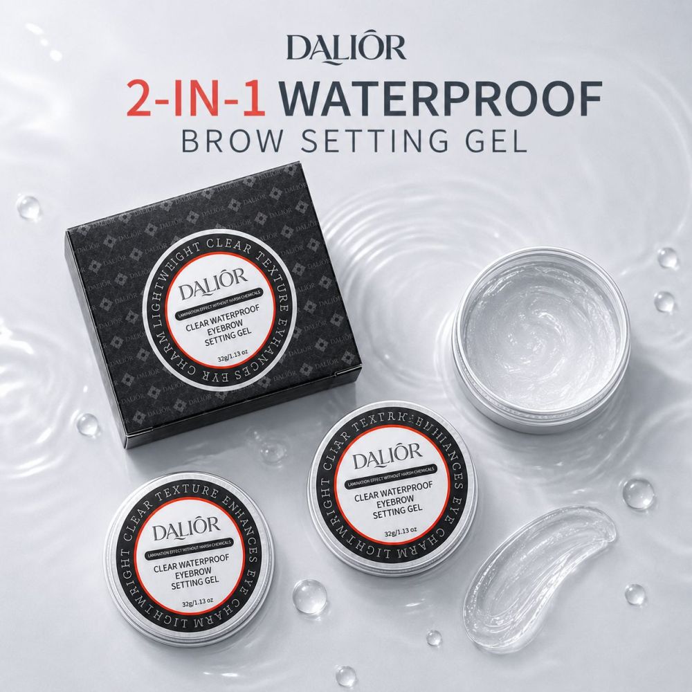 DALIOR眉胶透明防水保湿定型自然轻盈不易黏腻野生眉英文版眉胶