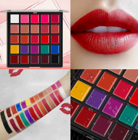 25-Color Matte Lipstick Palette