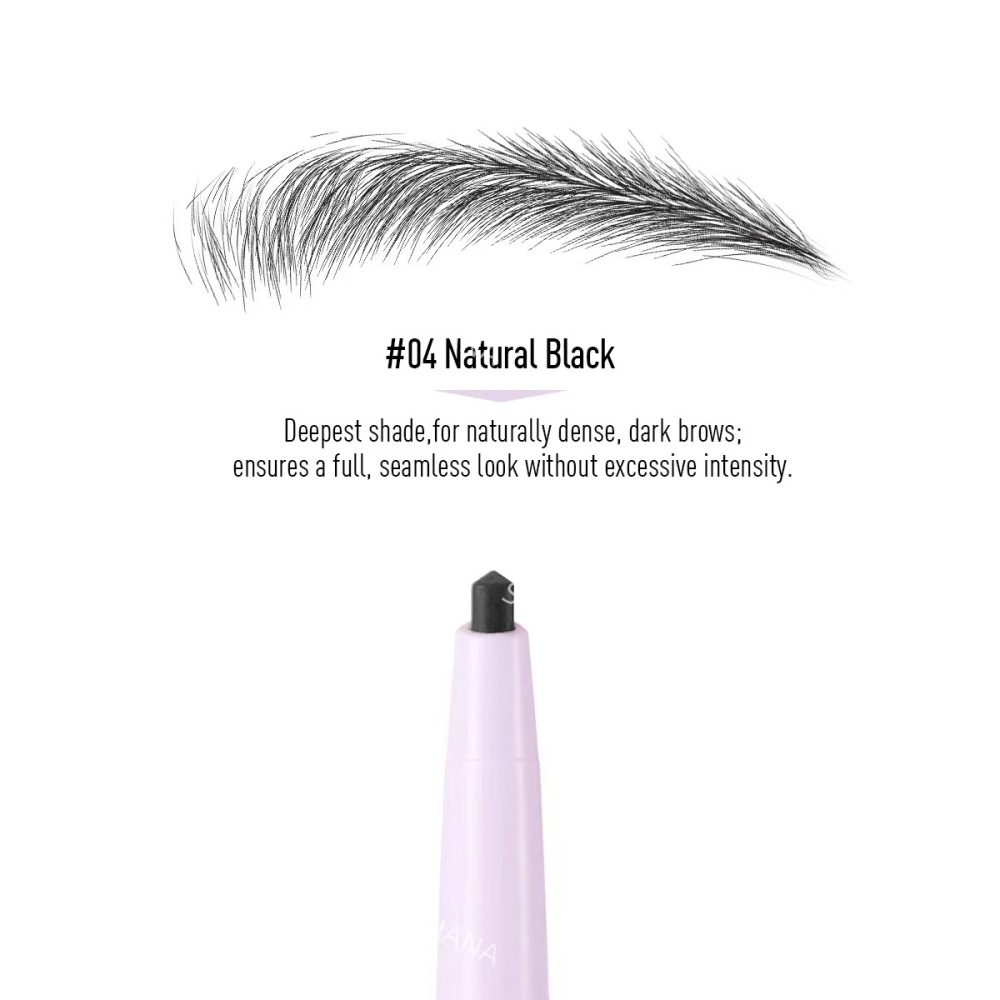 跨境TK爆品柔和自然持妆防水防汗根根分明眉笔Eyebrow eyeliner