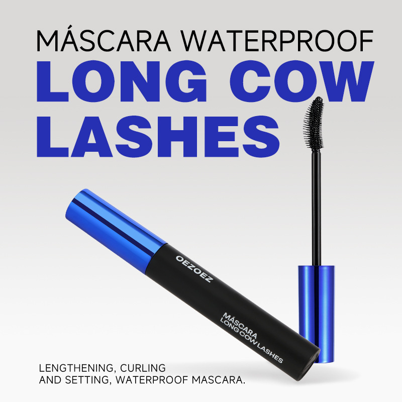跨境爆款睫毛膏 持久定型纤长卷翘浓密不晕染防水持妆Mascara