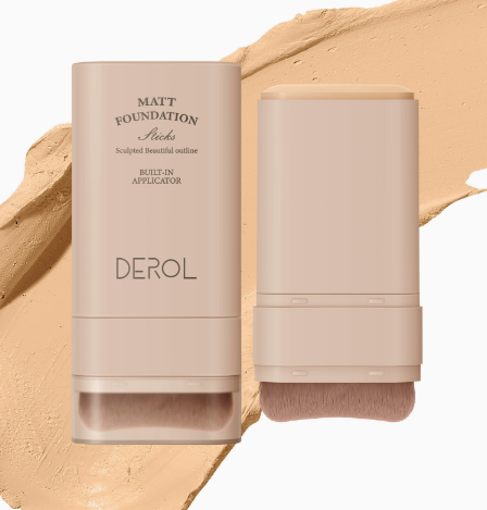 DEROL Eraser Foundation Stick with Brush