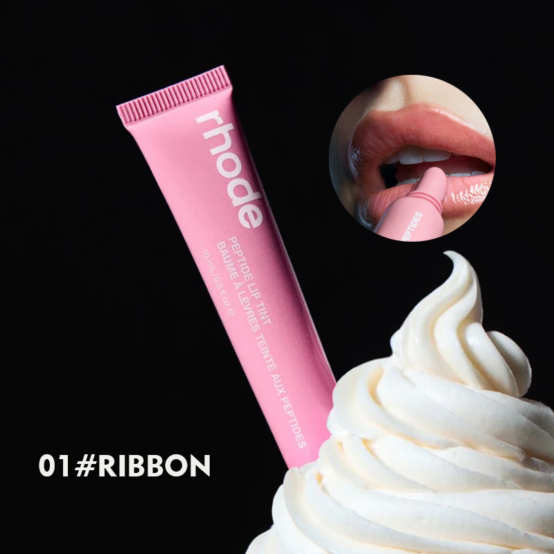 跨境rhode海莉有色Raspberry Ribbon Toast Espresso唇彩唇釉口红