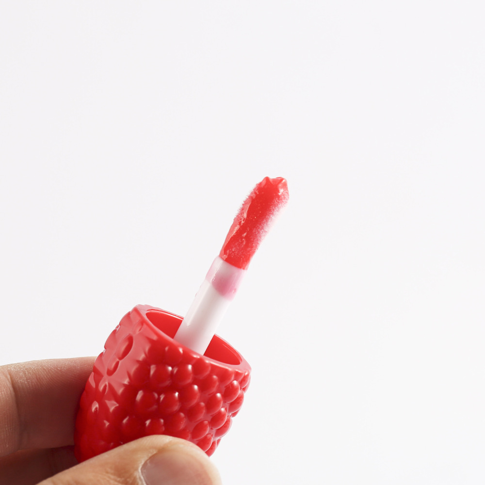 Lip Gloss跨境温变色唇彩保湿上色水光镜面嘟嘟唇不沾杯草莓唇釉