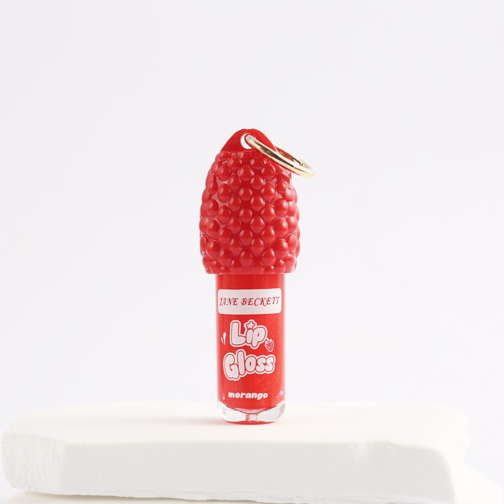 Lip Gloss跨境温变色唇彩保湿上色水光镜面嘟嘟唇不沾杯草莓唇釉