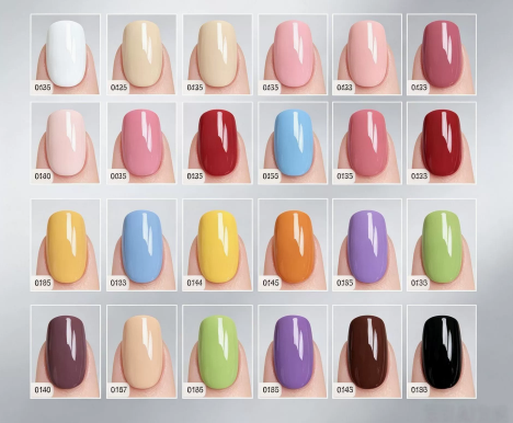 Rotating Flip-Top Solid Nail Gel Palette