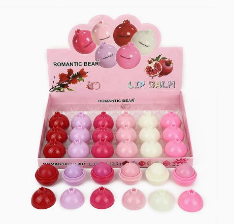 Pomegranate Fruit-Flavored Moisturizing Lip Balm