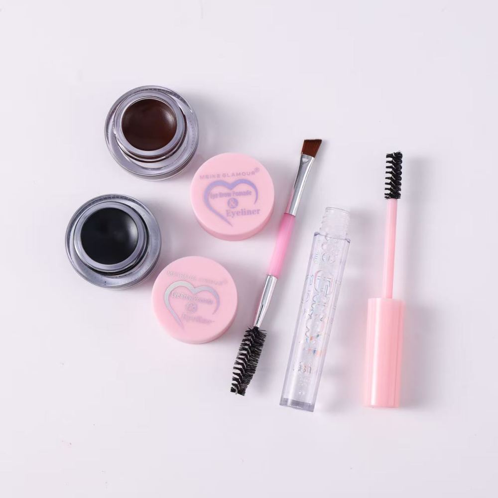 染眉膏和睫毛雨衣眉刷套盒浅棕色持久不易脱色定型防水不晕染