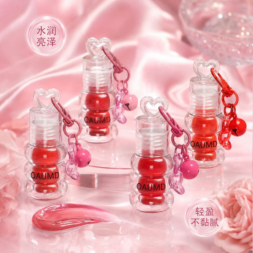 OAUMD 星星挂件不沾杯唇彩水光镜面唇釉显白持色不易沾杯跨境专供