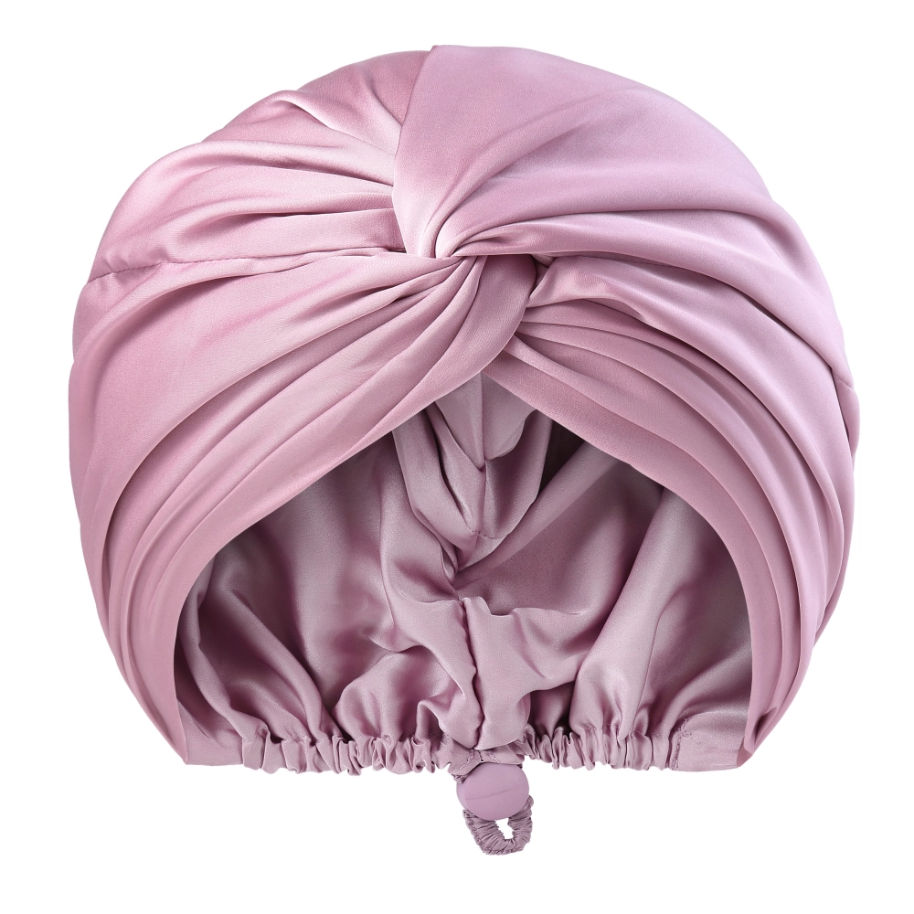 KAAHYNNO Adjustable Stain Silk Sleeping Bonnet for women men, Curly ...