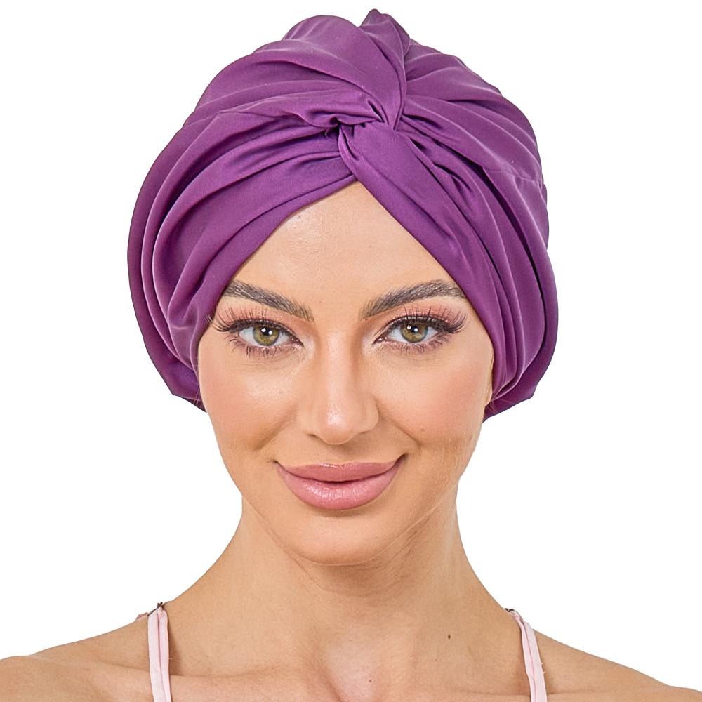 Adjustable Button Bonnet - Mystic Purple