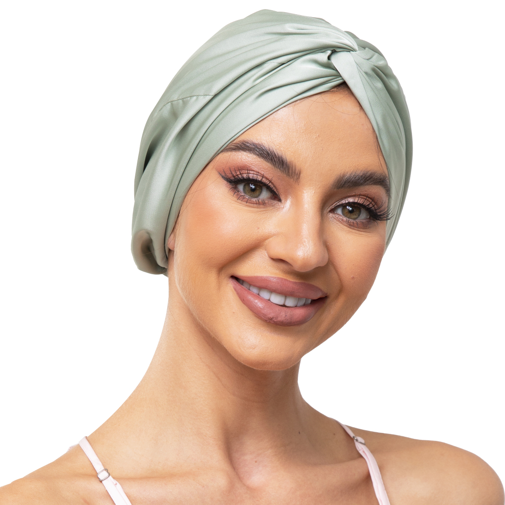 Adjustable Button Bonnet - Green