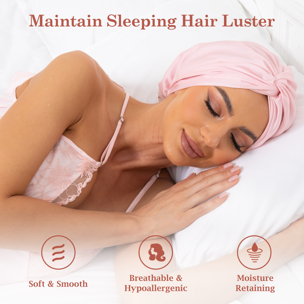 Adjustable Button Bonnet - Pink