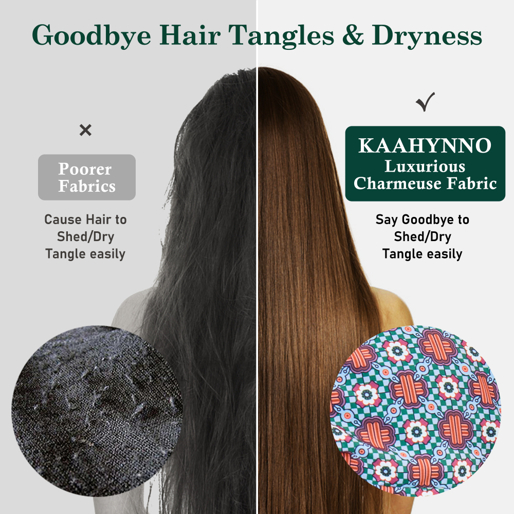 Adjustable Button Bonnet - Red & Green Crossed Flower