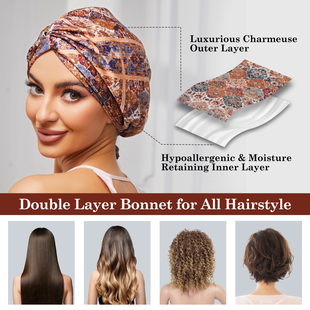 Adjustable Button Bonnet - Bohemia Yellow