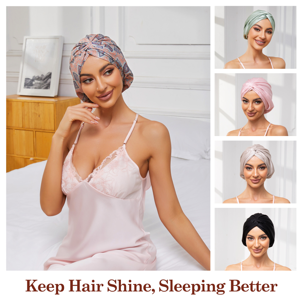 Adjustable Button Bonnet - Bohemia Orange