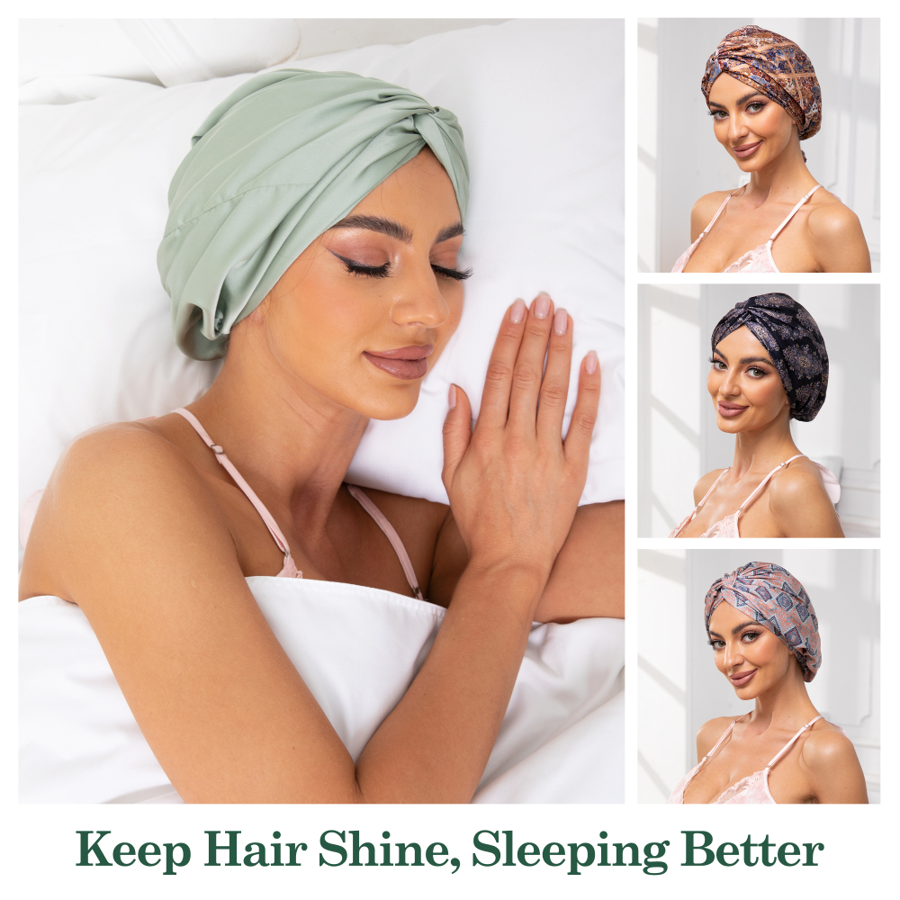 Adjustable Button Bonnet - Green