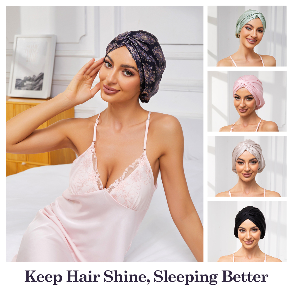 Adjustable Button Bonnet - Bohemia Black