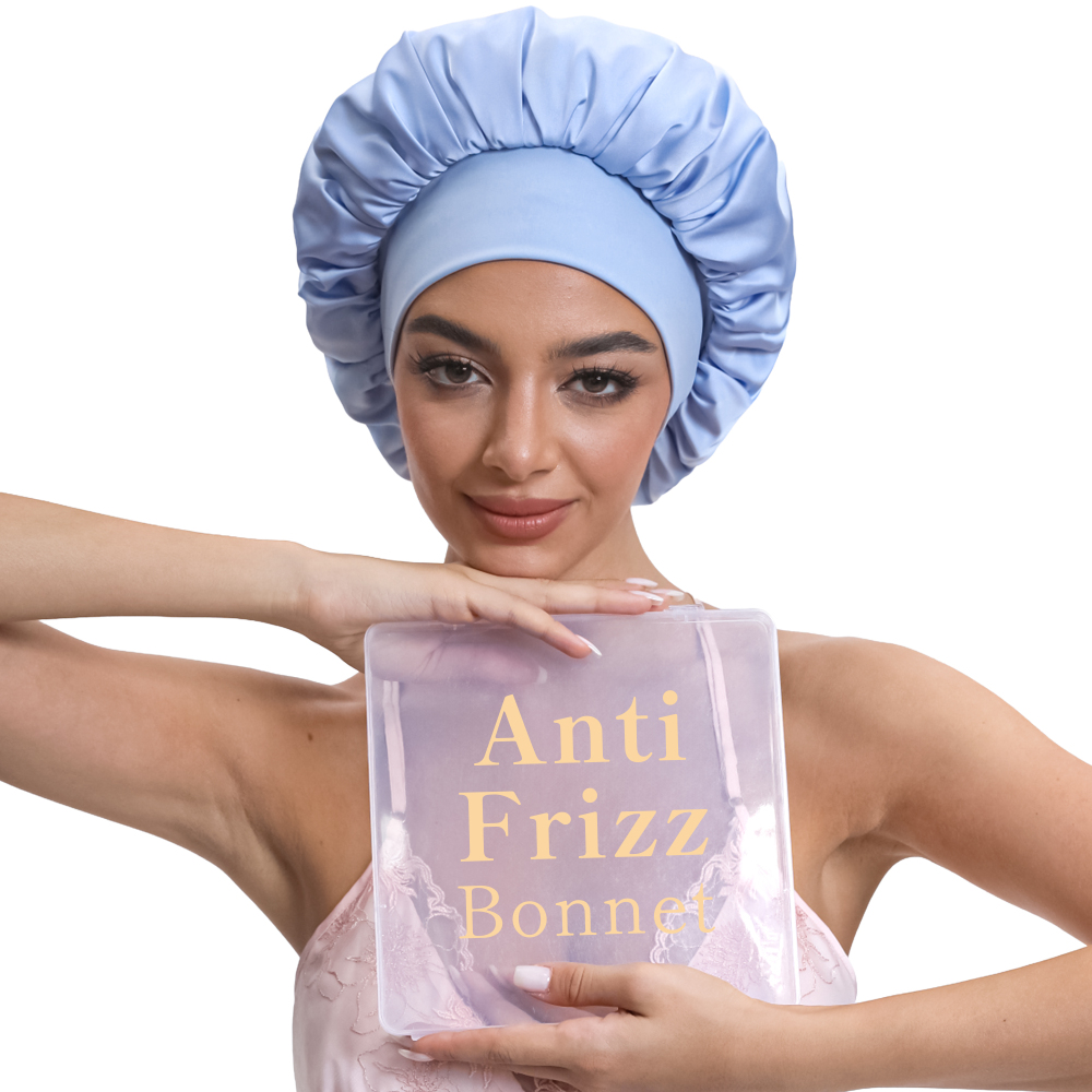 Elastic Bonnet with Pack - Aqua