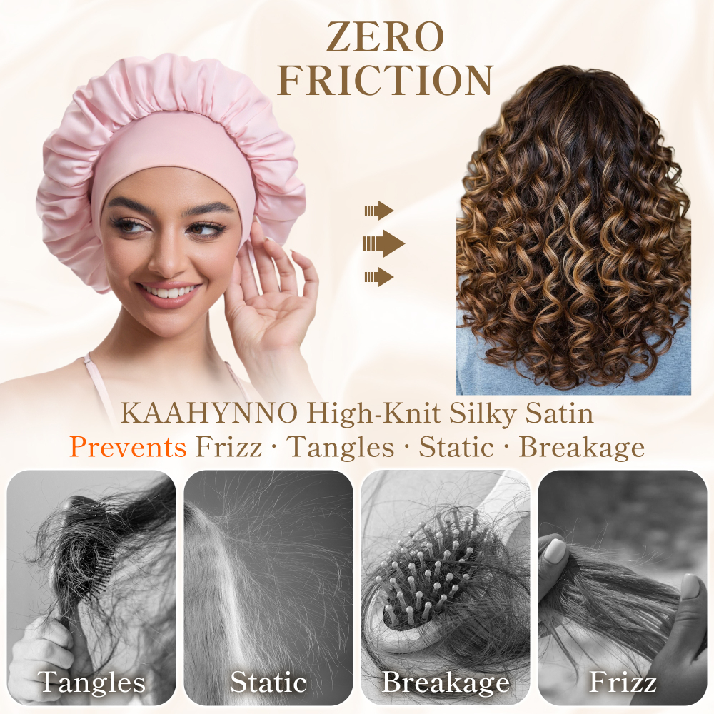 Elastic Bonnet with Pack - Pink