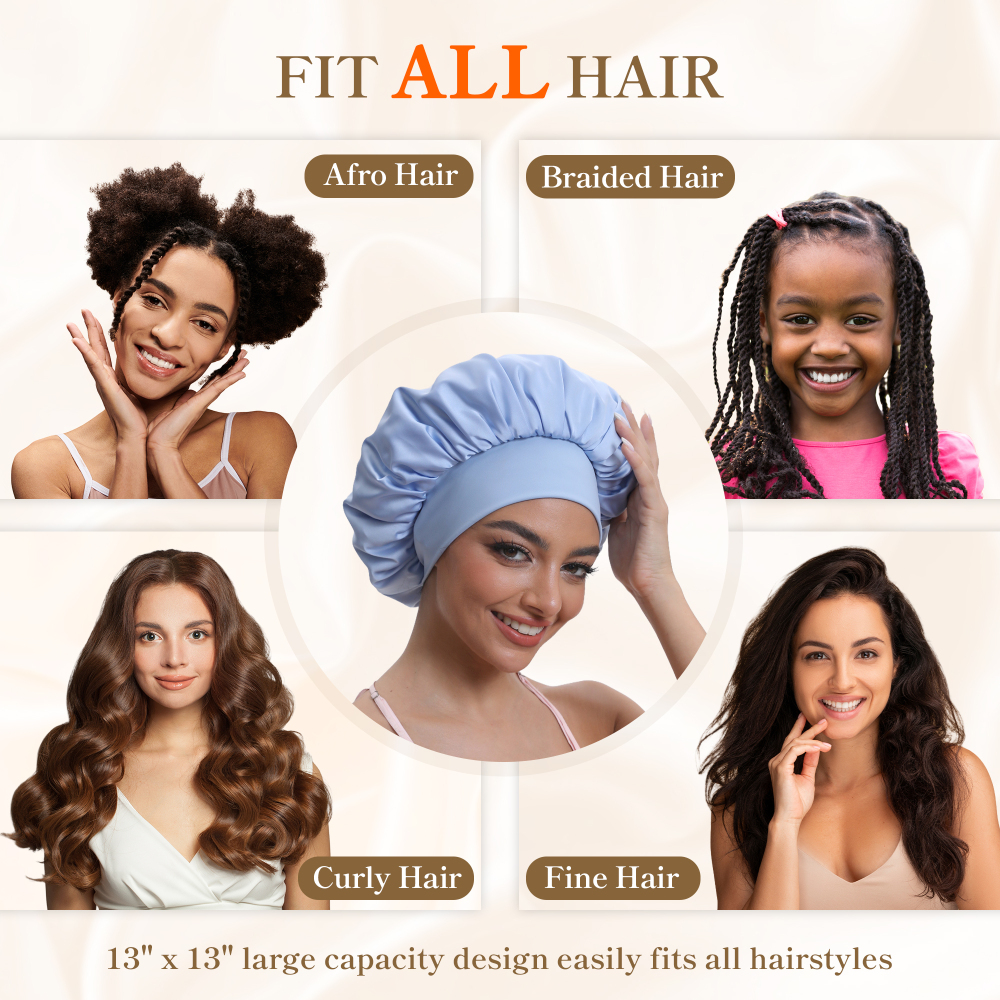 Elastic Bonnet with Pack - Aqua