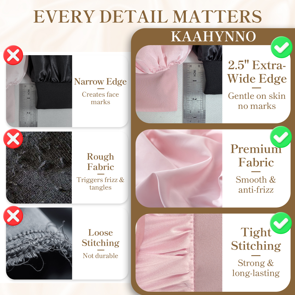 Elastic Bonnet with Pack - Pink