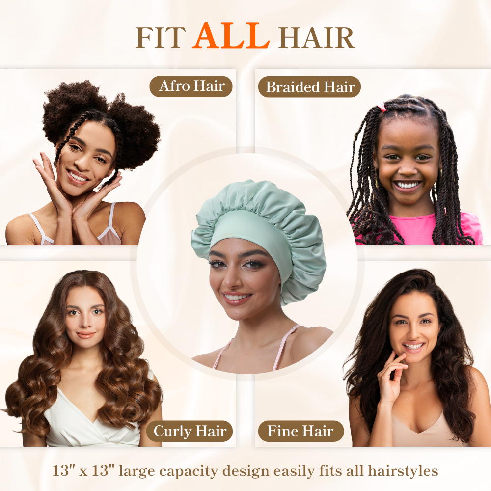 Elastic Bonnet with Pack - Green