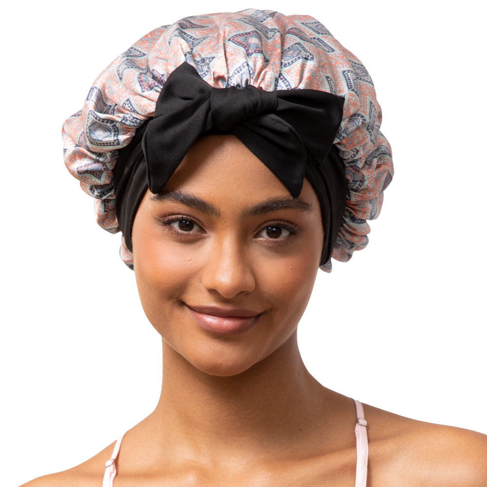 Tie Band Bonnet - Bohemia Orange