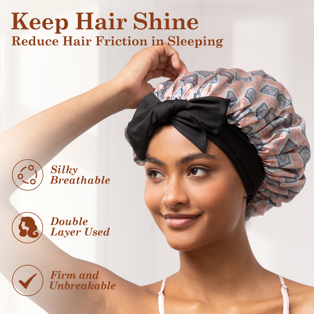 Tie Band Bonnet - Bohemia Orange