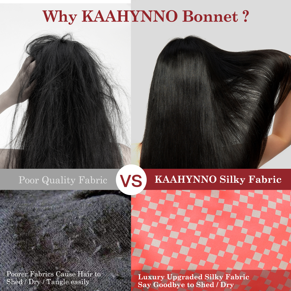 Tie Band Bonnet - Red & Dark Gold + Pink