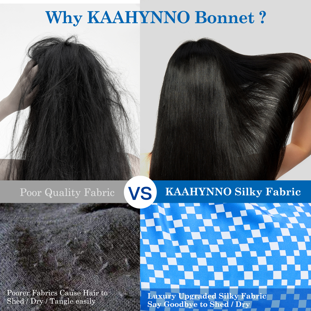 Tie Band Bonnet - Blue & White + Pink