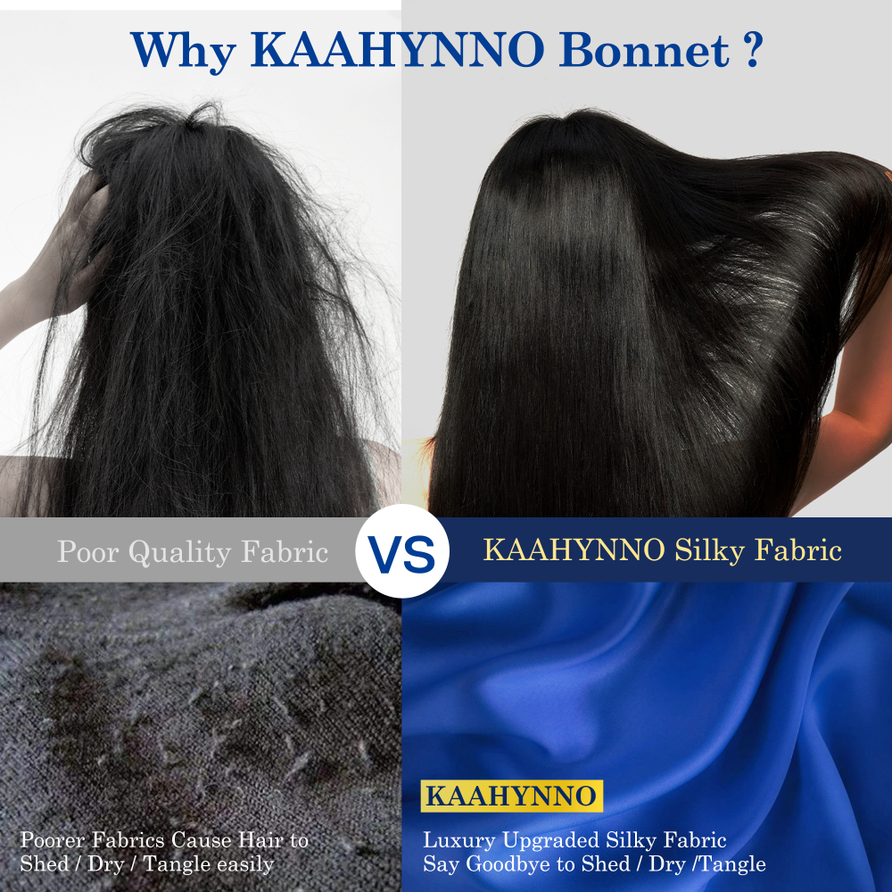 Tie Band Bonnet - Navy + Sky Blue