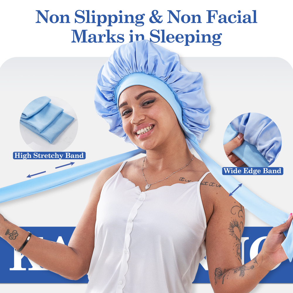 Tie Band Bonnet - Aqua