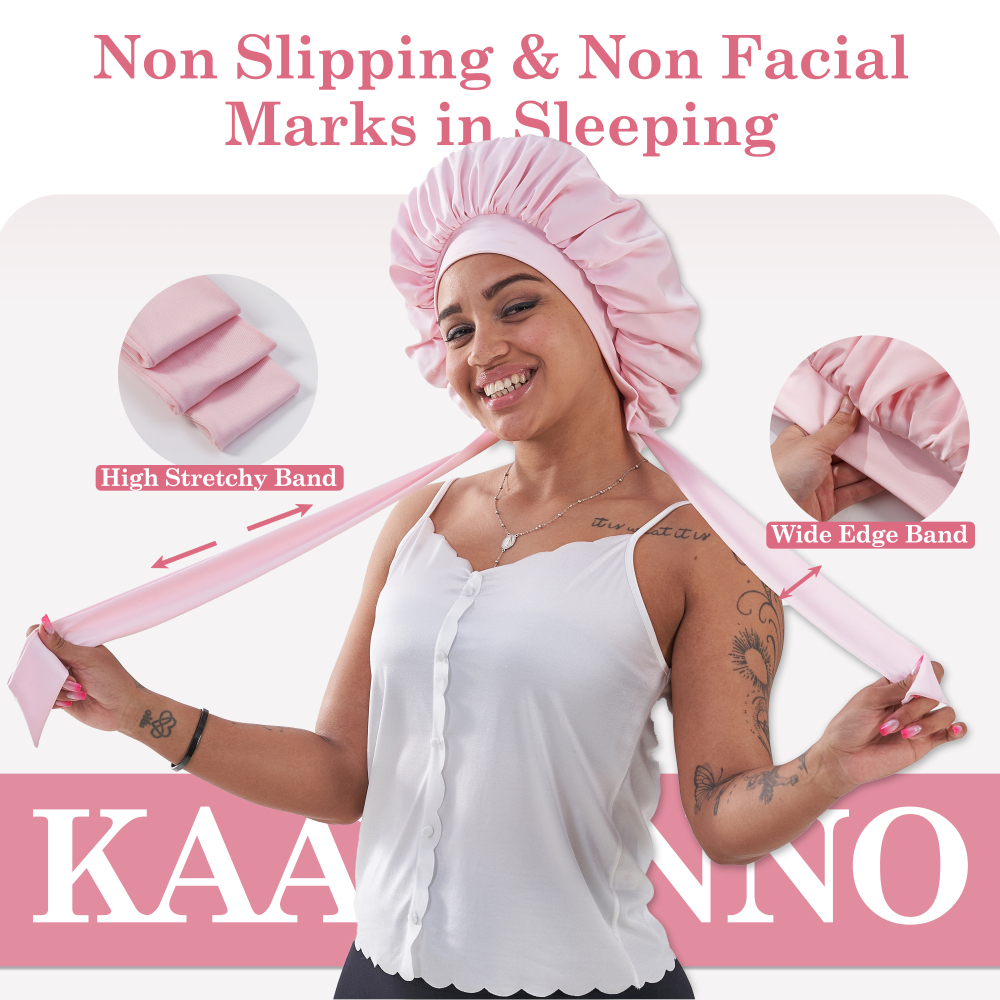 Tie Band Bonnet - Pink