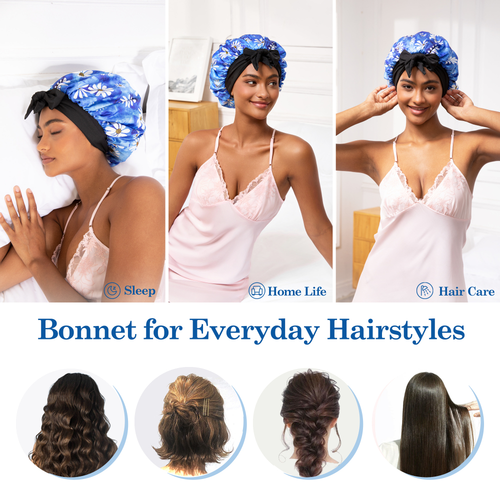 Tie Band Bonnet - Daisy