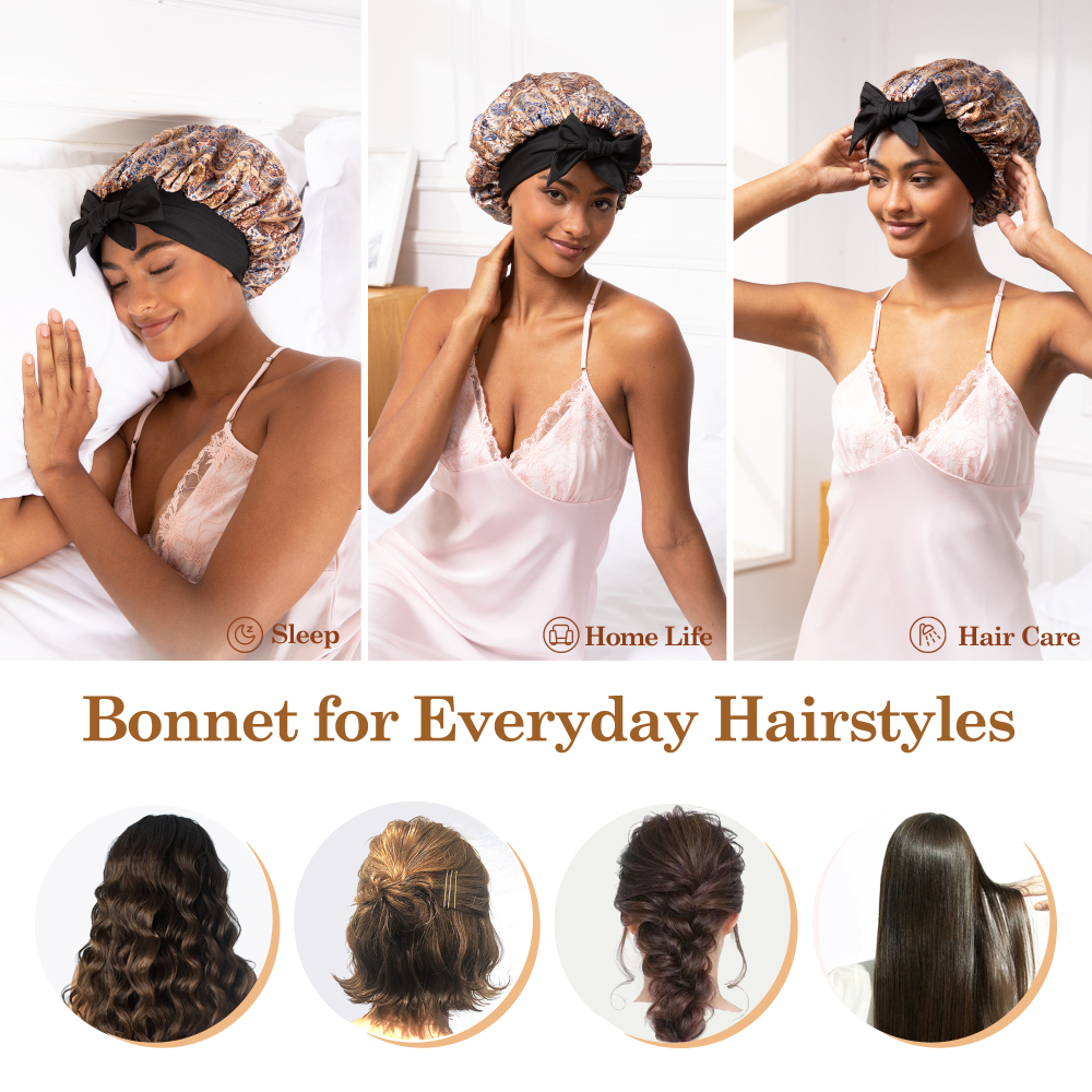 Tie Band Bonnet - Bohemia Yellow