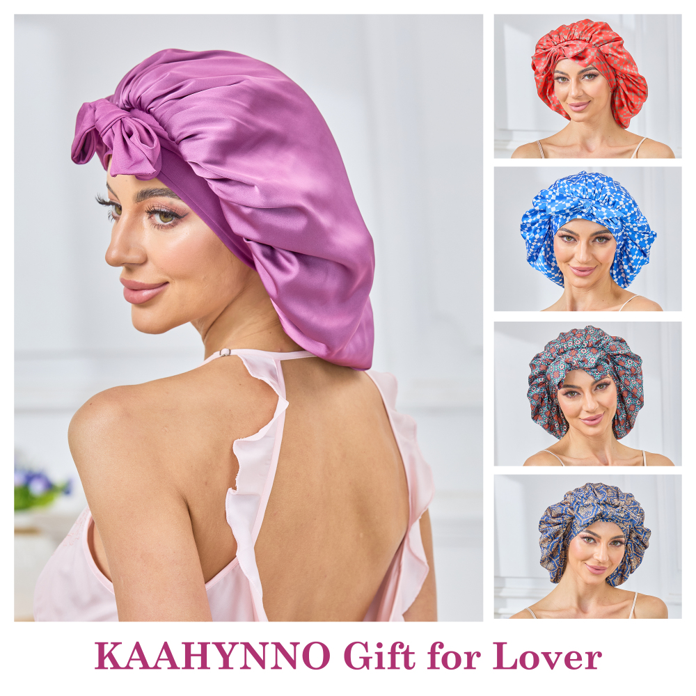 Tie Band Bonnet - Soft Fuchsia +Pink