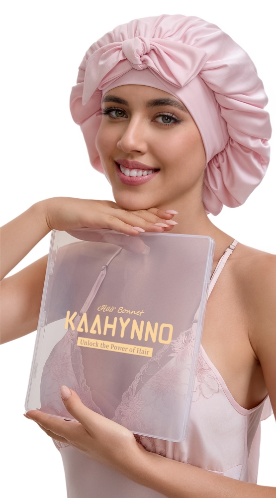 TIe Band Bonnet with Pack - Pink