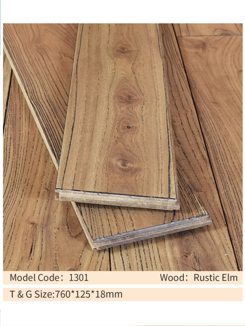 Rustic Elm Solid Wood Flooring