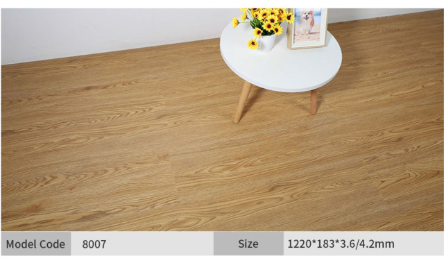 Natural Wood-Colored Wood-Grain SPC Flooring