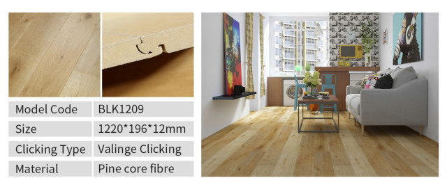Light-Colored Wood-Look Laminate Flooring