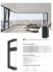 Modish Large Glass Inward-Opening Casement Window