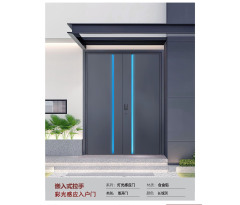 High-End Light-Sensitive Double Entrance Door