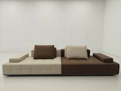 Minimalist Genuine Leather Modular Lawrence Sofa