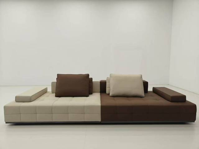 Minimalist Genuine Leather Modular Lawrence Sofa
