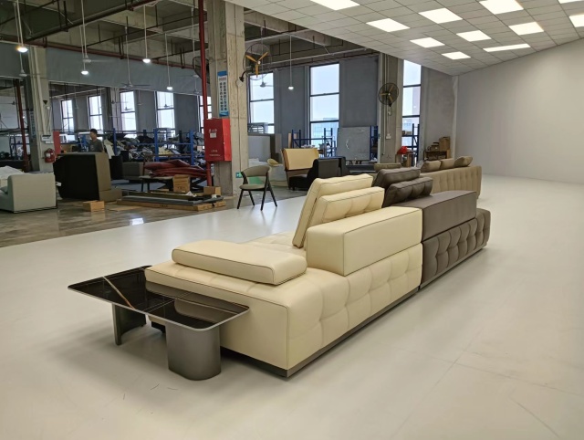 Minimalist Genuine Leather Modular Lawrence Sofa