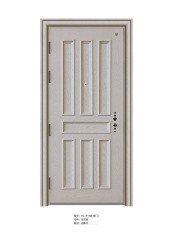 Simple Full Panel White Oak Door