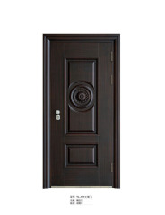 Modern Walnut Veneer Molded Door